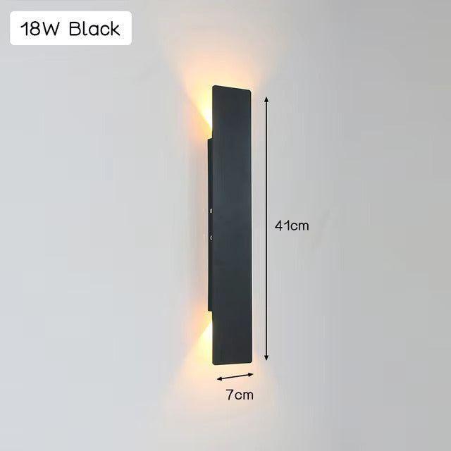 Skorter | Light - Modern weatherproof LED wall lamp made of aluminum for outdoor use
