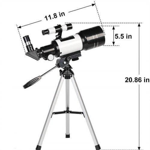 Skorter | Explore the Stars with Ease - Professional Telescope with Tripod & 150x Zoom for Moon Watching