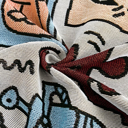 Skorter | Bold Expressions Tassel Blanket