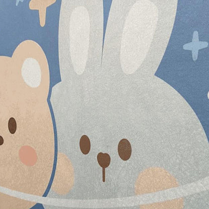 skorter | Cartoon Anti-Slip Bath Mat, Washable Quick Drying Antibacterial Foot Mat