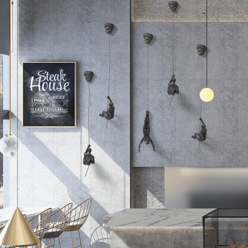 Skorter | Climbing Man Wall Art Set of 3