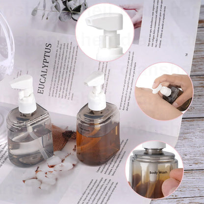 Skorter | Shampoo Dispenser, Portable Travel Bottle Set