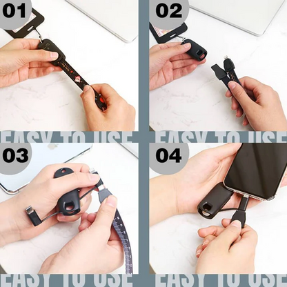 Skorter | 3-in-1 multifunctional data cable lanyard