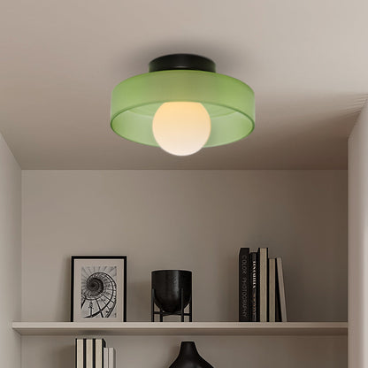 Skorter | LED Round Flush Mount Ceiling Light Fixture - Modern Energy-Efficient Lighting for Contemporary Home Décor & Low Ceilings