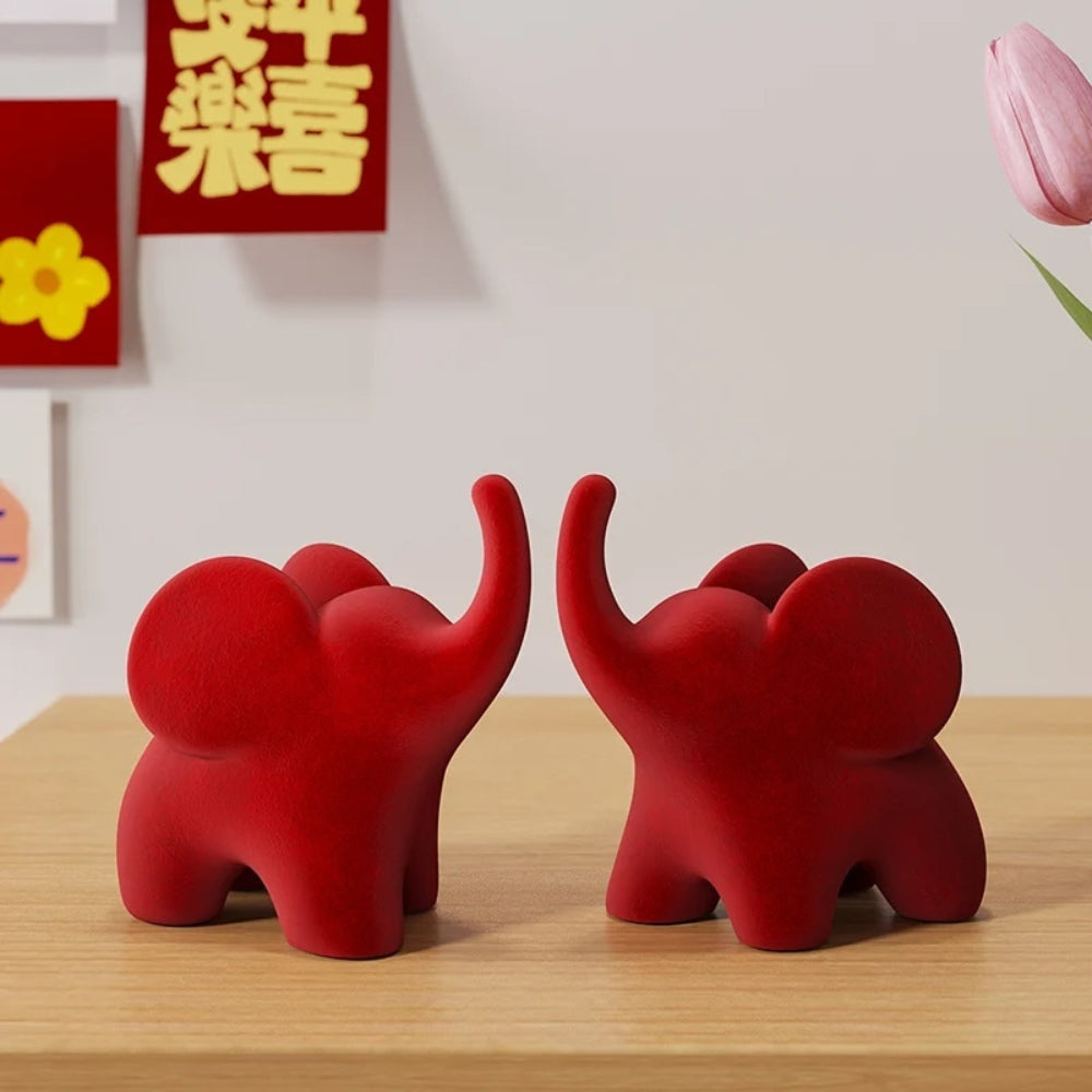 Skorter | Eclectic Elephant Resin Figurines