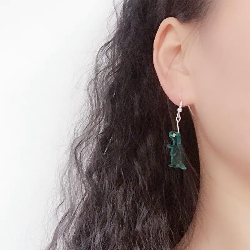 Skorter | Acrylic Small Dinosaur Earrings