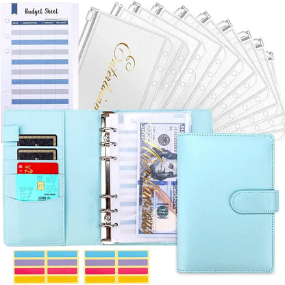 Skorter | Budget binder with cash envelope system and credit card slots