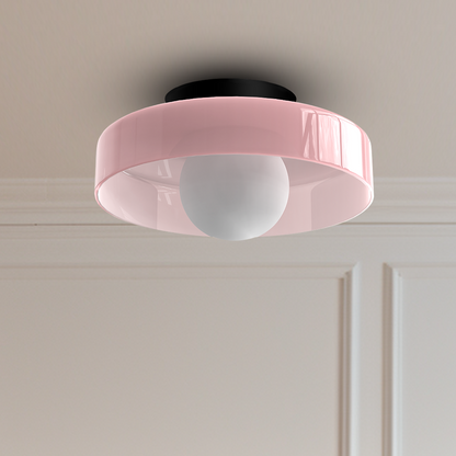 Skorter | LED Round Flush Mount Ceiling Light Fixture - Modern Energy-Efficient Lighting for Contemporary Home Décor & Low Ceilings