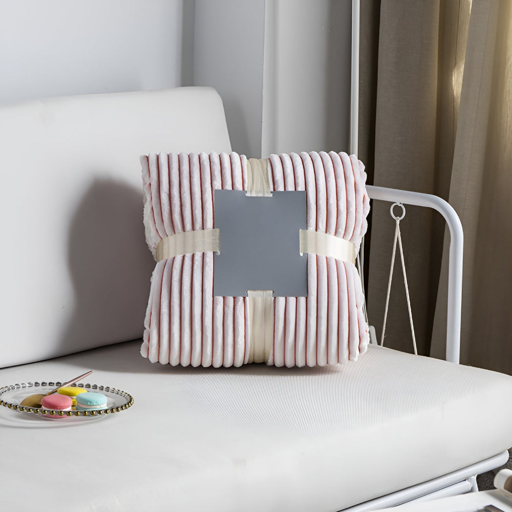 Skorter | Fluffy Stripes Sherpa Blanket