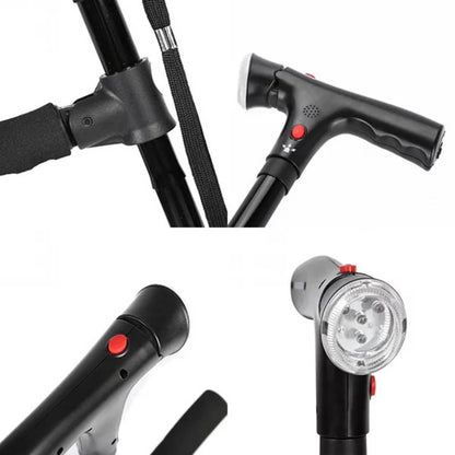 Skorter | Cane - Lightweight Telescopic Walking Stick for Seniors & Travelers - Collapsible Mobility Aid for Easy Transport