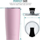 Skørter | 20oz Stainless Steel Travel Mug, Vacuum Insulated with Lid and Straw for Hot and Cold Beverages