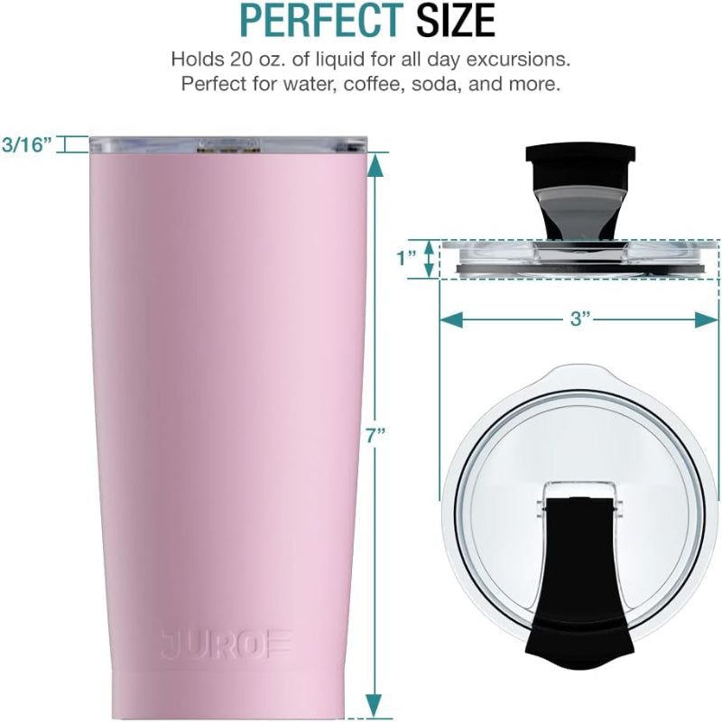 Skørter | 20oz Stainless Steel Travel Mug, Vacuum Insulated with Lid and Straw for Hot and Cold Beverages