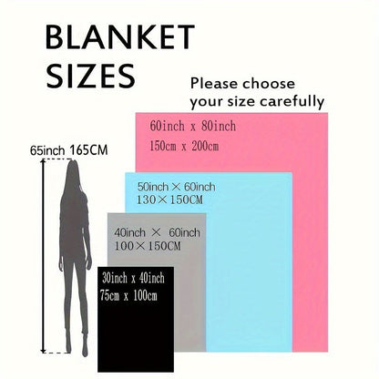 Skorter | Dachshund Fleece Blanket - Soft Flannel with Wiener Dog Print, Blue