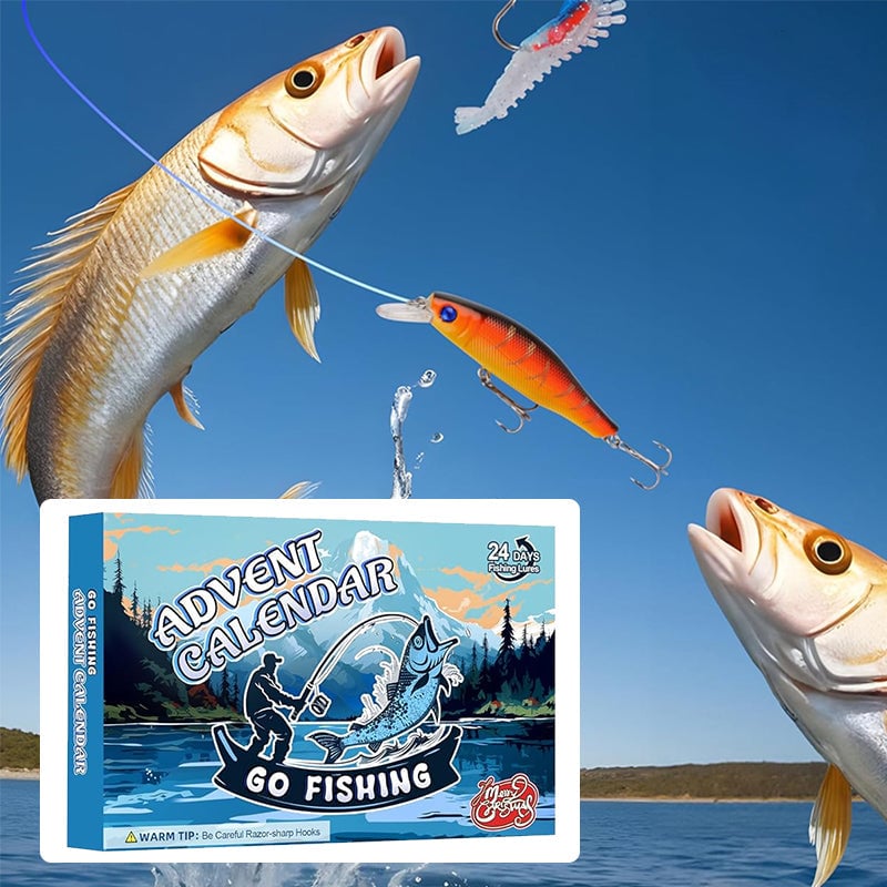 Skorter | 24 Days Christmas Countdown Fish Tackle Set