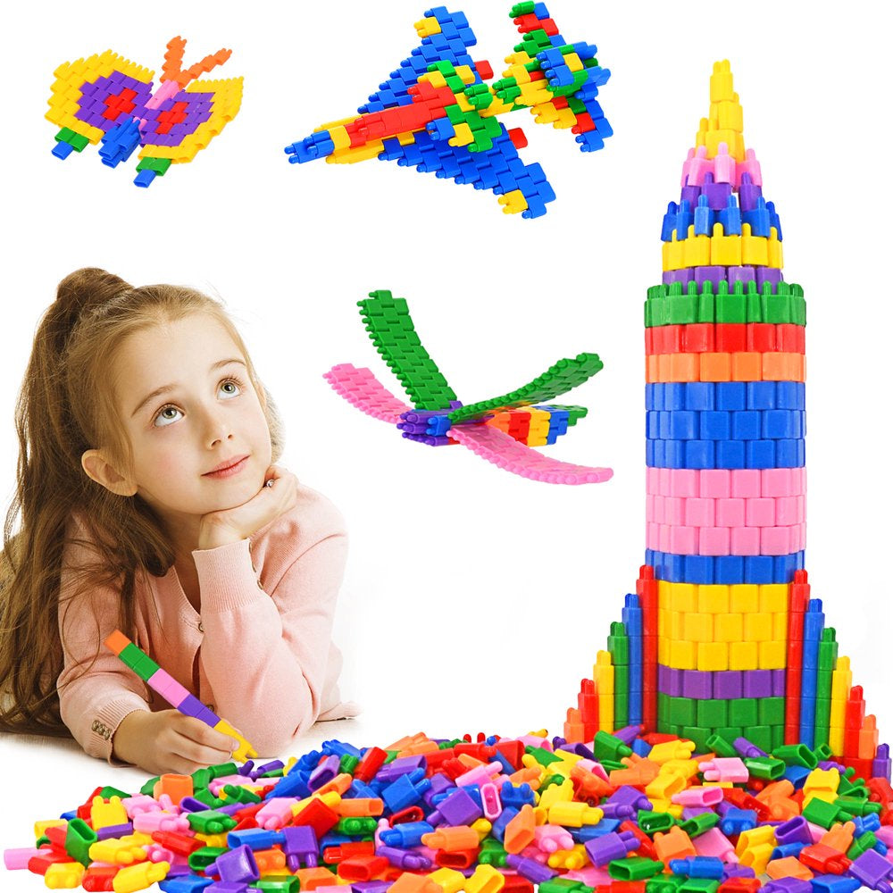 Skørter | 600 Pieces Set - Building Blocks Construction STEM Toy