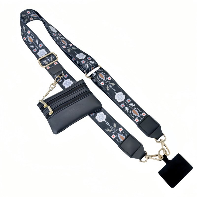Skorter | Adjustable Phone Lanyard Crossbody Strap with Wallet