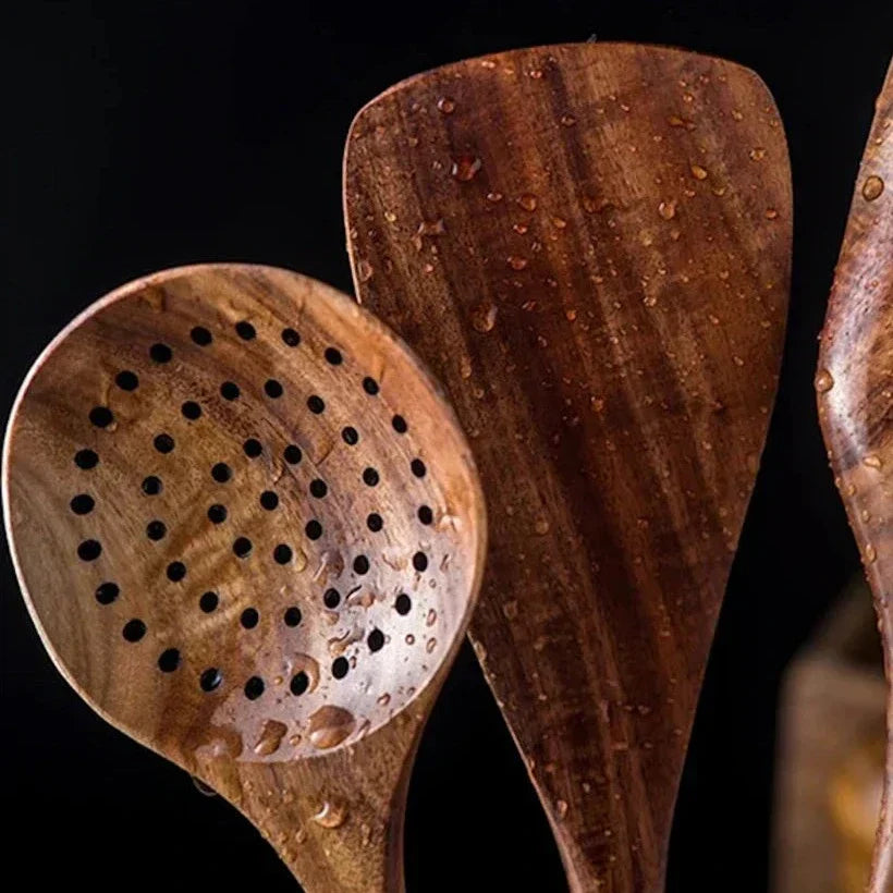 Skorter | AcaciaLuxe – Versatile Kitchen Set with Natural Elegance