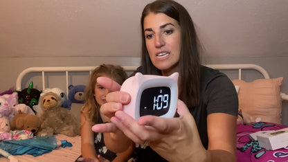 Skorter | KawaiiCat - Cute Cat Ear Alarm Clock with Night Light