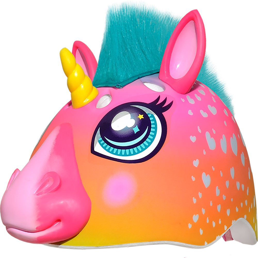 Skørter | Super Rainbow Unicorn Hair Bicycle Helmet, Kids 5+ (50-54Cm)