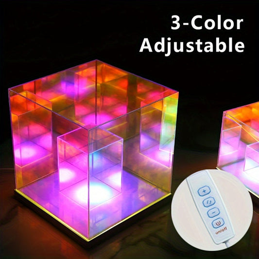 Skorter | LumiLuxe - Traditional LED Table Lamp, 3-Color Adjustable, USB-Powered