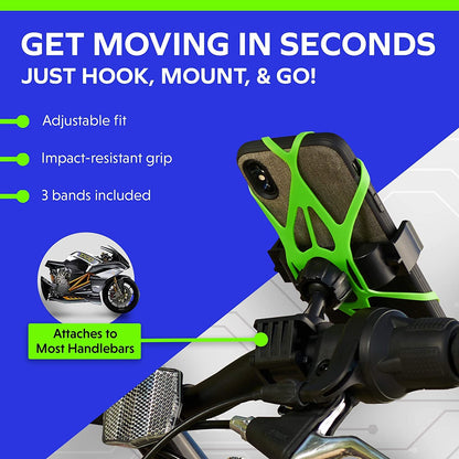 Skorter | Bike and motorcycle mount for phone - 3 bands