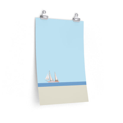 Skorter | Boat in the Ocean Poster