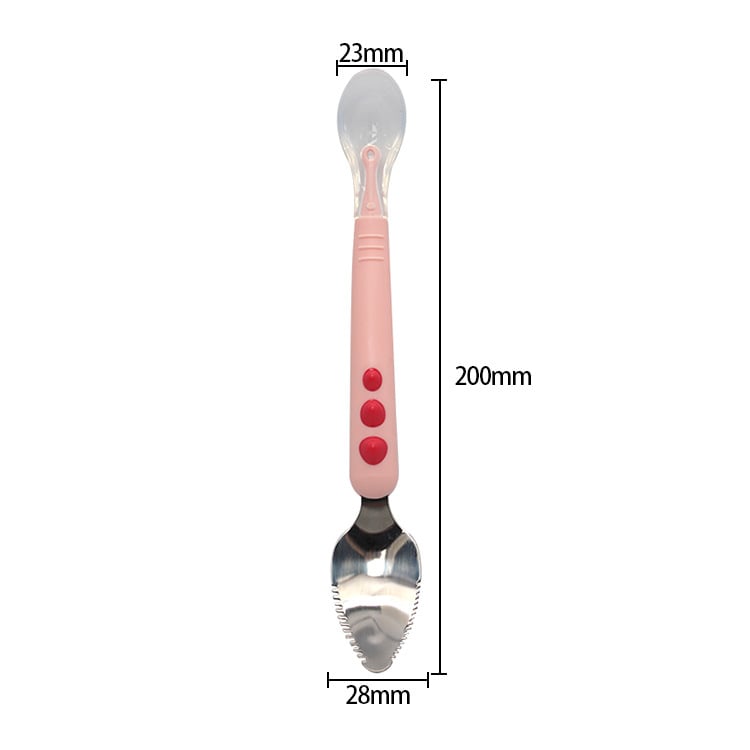 Skorter | Baby Double Head Scraping Fruit Spoon