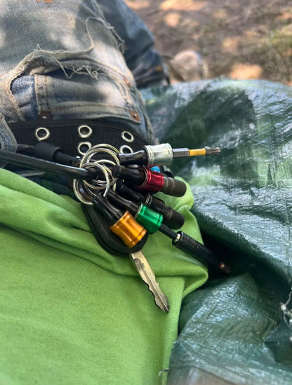 Skorter | 1/4" Hexagonal screwdriver head bracket hiking buckle