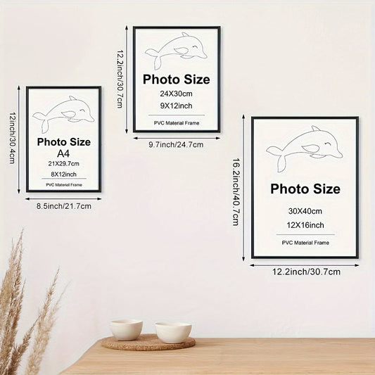 Skorter | 1 piece Classic Simple Style Picture Frame - Suitable for Wall Decoration, Large Picture Frame for Paintings and Gifts