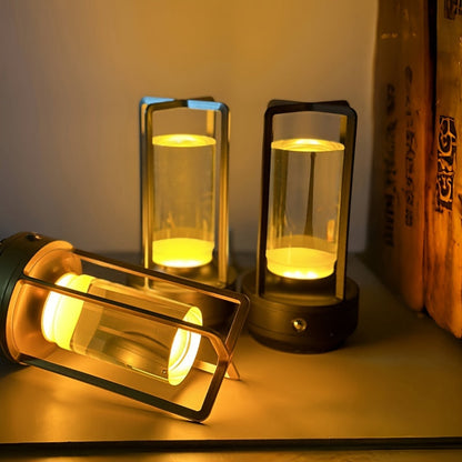 Skorter | LumiCrystal - Rechargeable LED Crystal Table Lamp with Touch Control Panel