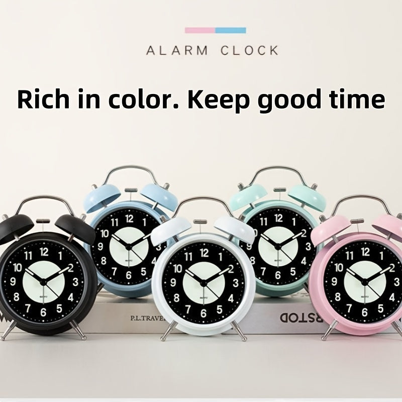 Skorter | GlowClock - Silent Luminous Alarm Clock in Metal