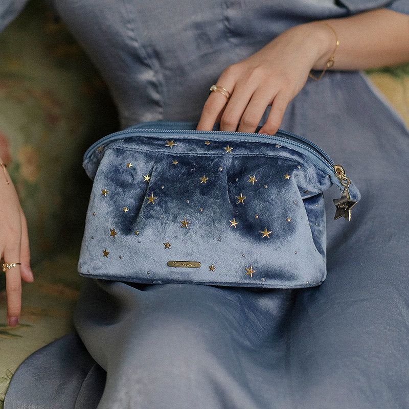 Skorter | Large capacity velvet cosmetic bag + wash bag