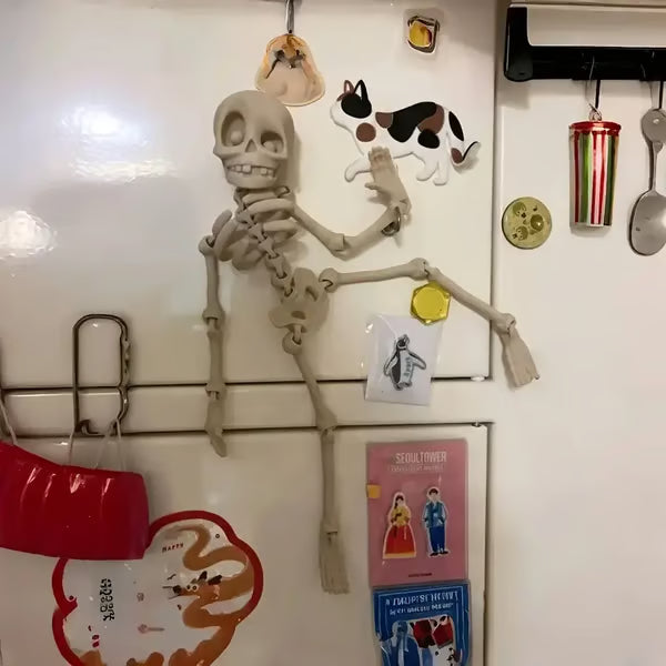 Skorter | 3D printed vintage skeleton magnetic figure