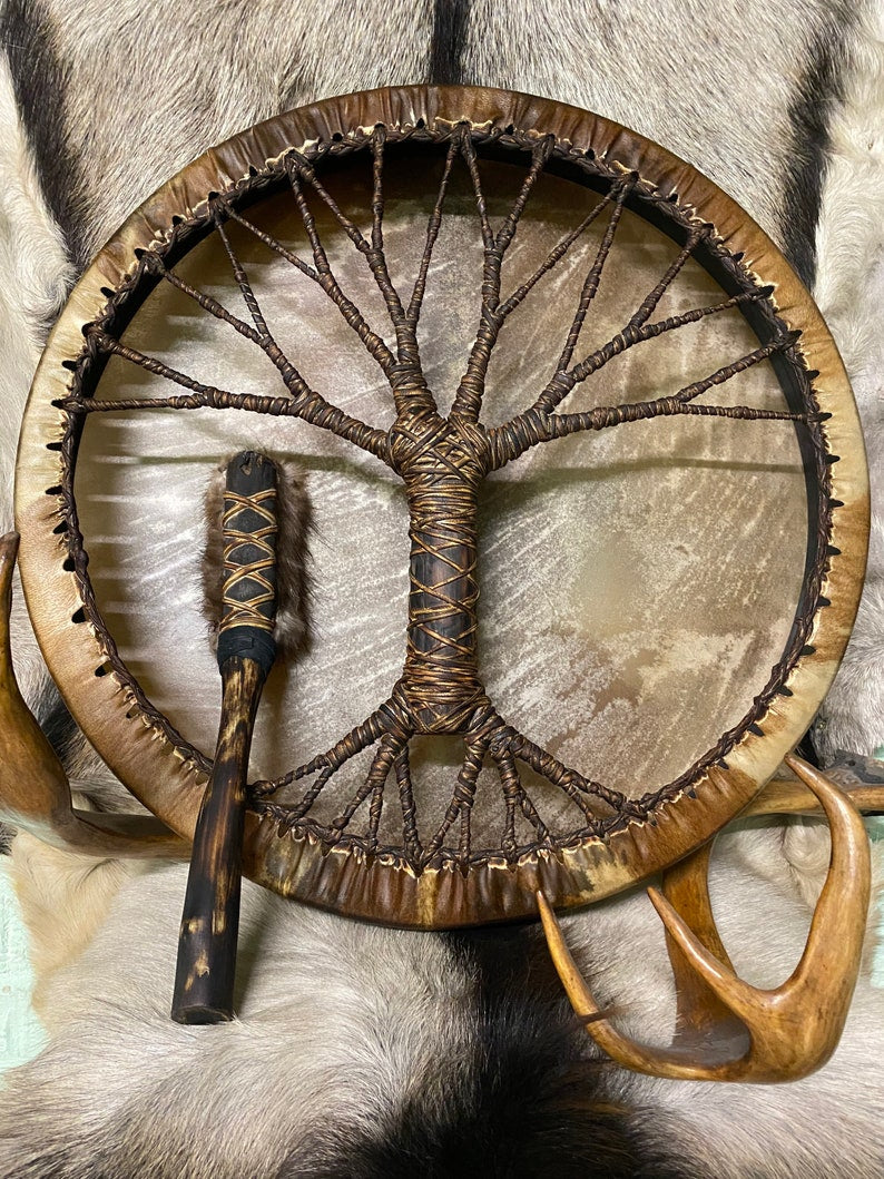 Skorter | Shaman drum "Tree of life" Siberian drum Spirit music