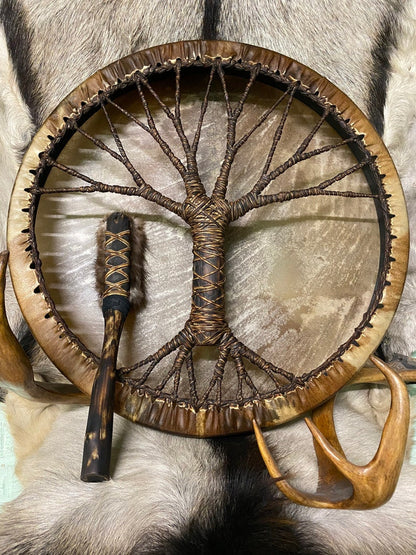 Skorter | Shaman drum "Tree of life" Siberian drum Spirit music