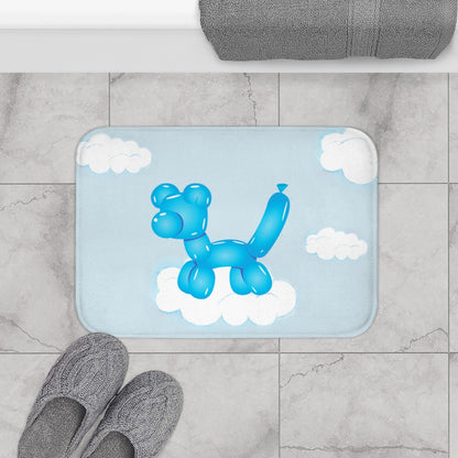 Skorter | Dog on Clouds Bath Mat