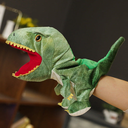 Skorter | Dinosaur Hand Puppet-Green
