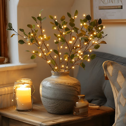 Skorter | EverLeaf Light – Natural Olive Branch LED Lamp for Atmospheric Lighting