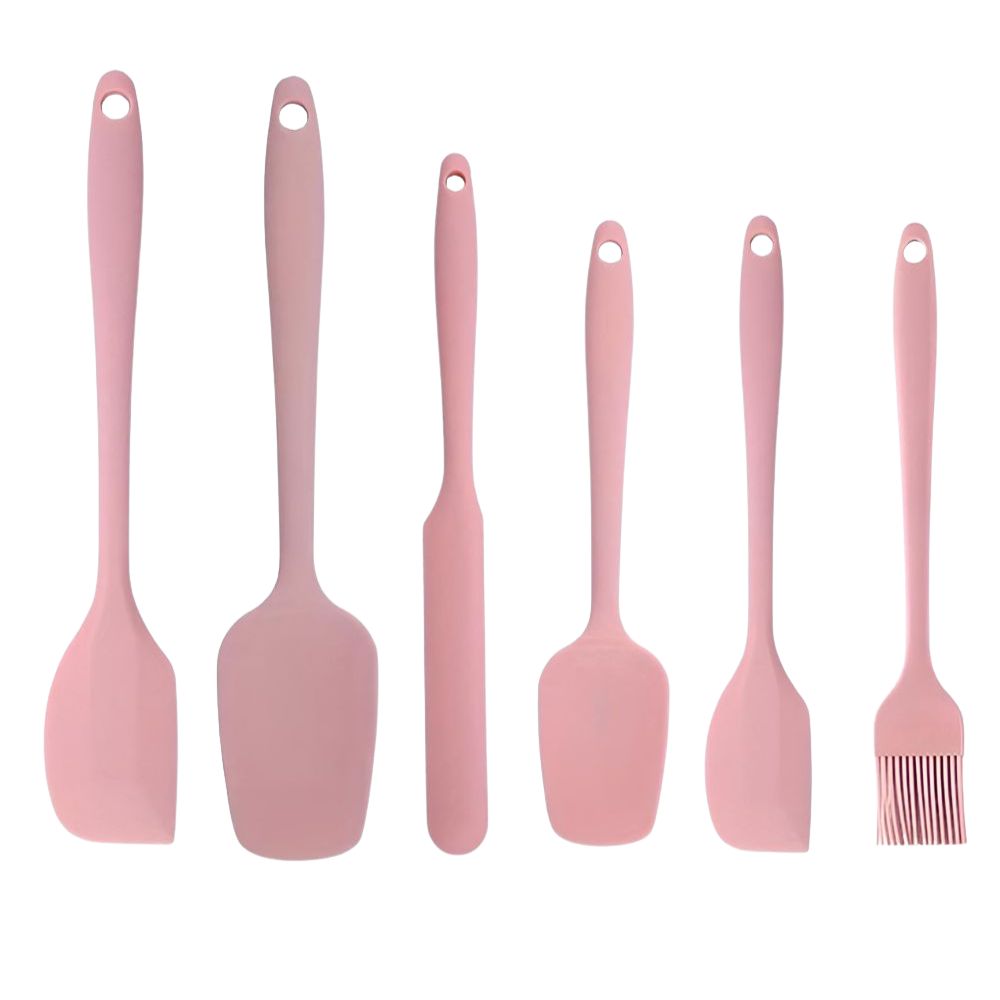 Skorter | Flexible Silicone Spatula Set | 6 Pcs Set