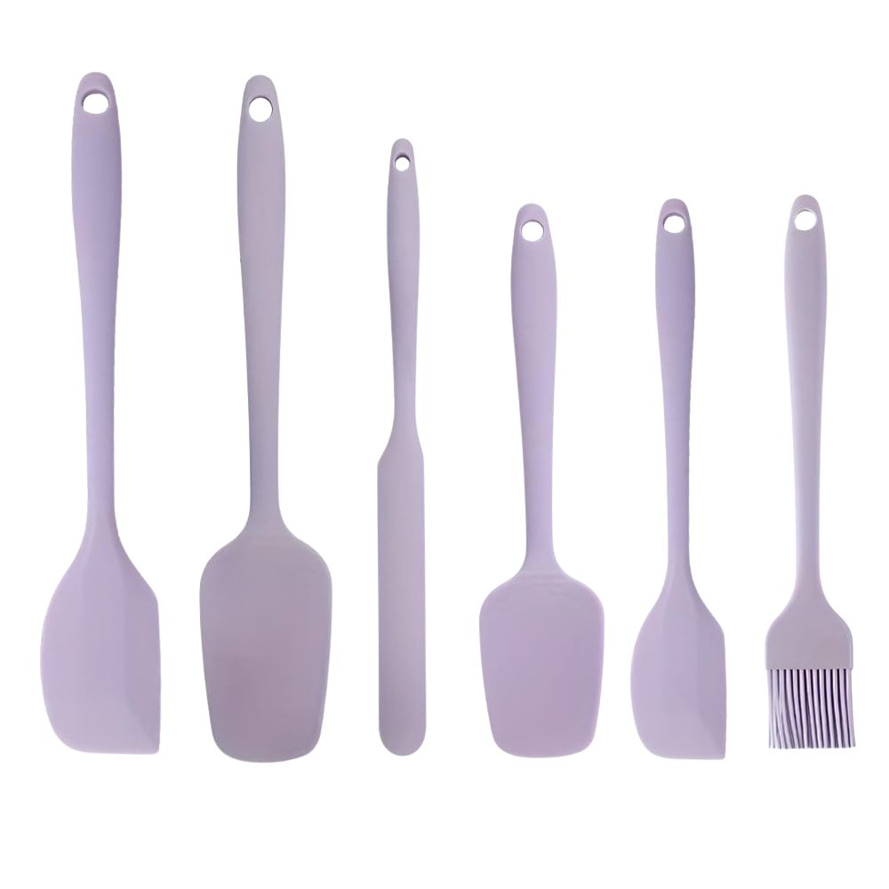 Skorter | Flexible Silicone Spatula Set | 6 Pcs Set