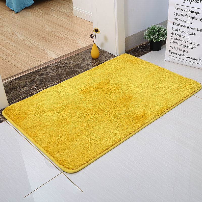 Skorter | Feblilac Solid Color Tufted Bath Mat, Multiple Sizes Bath Mat, Pure Non-Slip Bath Mat