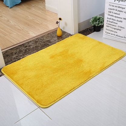 Skorter | Feblilac Solid Color Tufted Bath Mat, Multiple Sizes Bath Mat, Pure Non-Slip Bath Mat