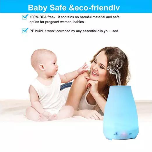 Skorter | 7-color LED 200ML ultrasonic essential oil arom diffuser and humidifier with remote control