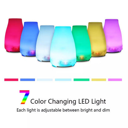 Skorter | 7-color LED 200ML ultrasonic essential oil arom diffuser and humidifier with remote control
