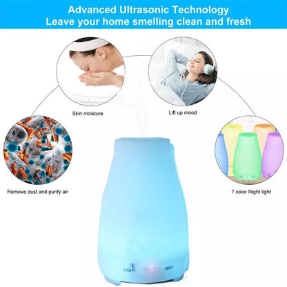 Skorter | 7-color LED 200ML ultrasonic essential oil arom diffuser and humidifier with remote control