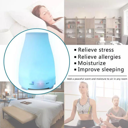 Skorter | 7-color LED 200ML ultrasonic essential oil arom diffuser and humidifier with remote control