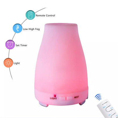 Skorter | 7-color LED 200ML ultrasonic essential oil arom diffuser and humidifier with remote control