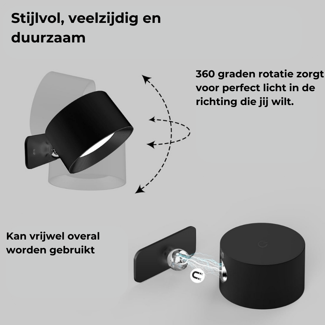 Skorter | Flexilight - Wireless Rechargeable 360 Wall Lamp