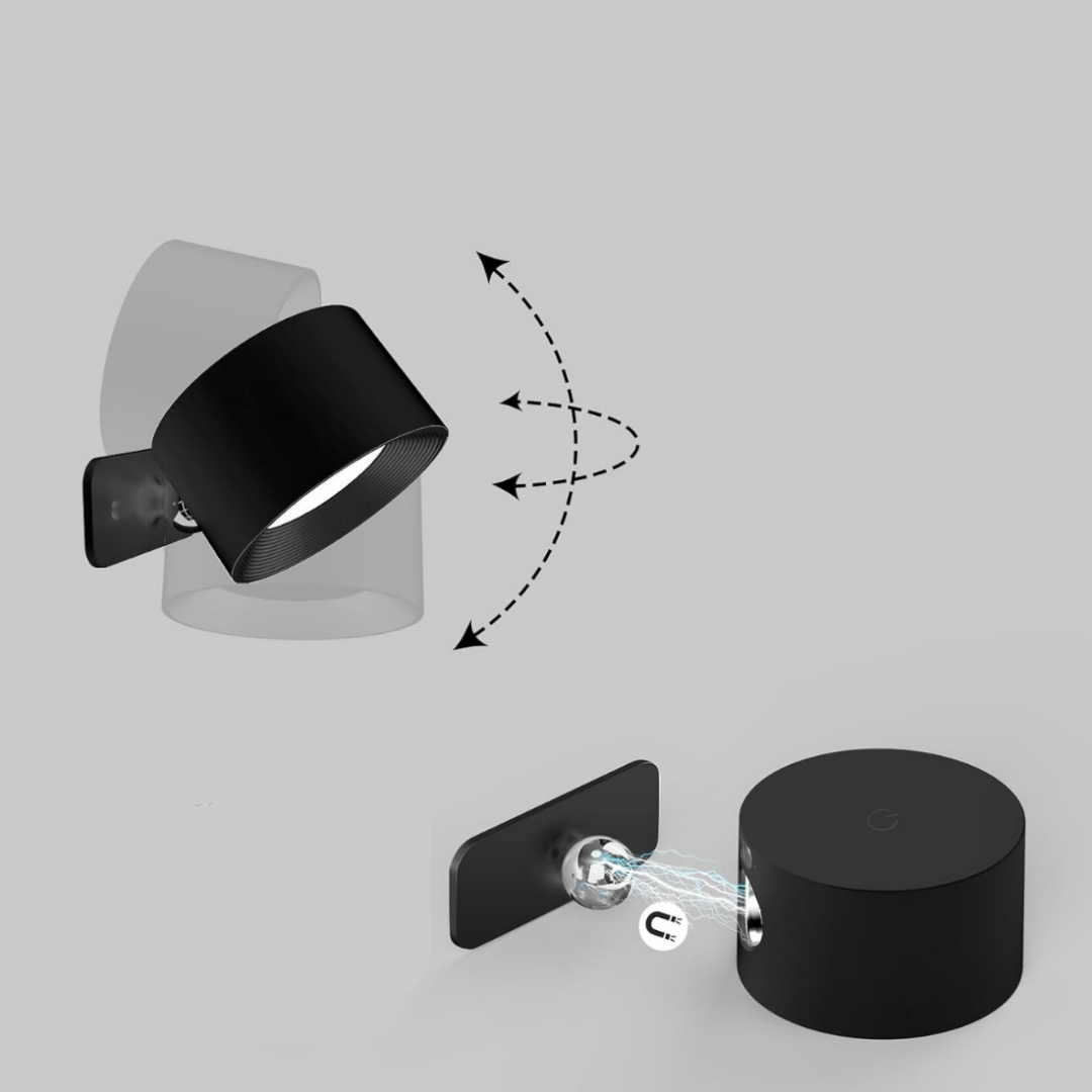 Skorter | FlexiLamp – Cordless rechargeable 360° wall lamp