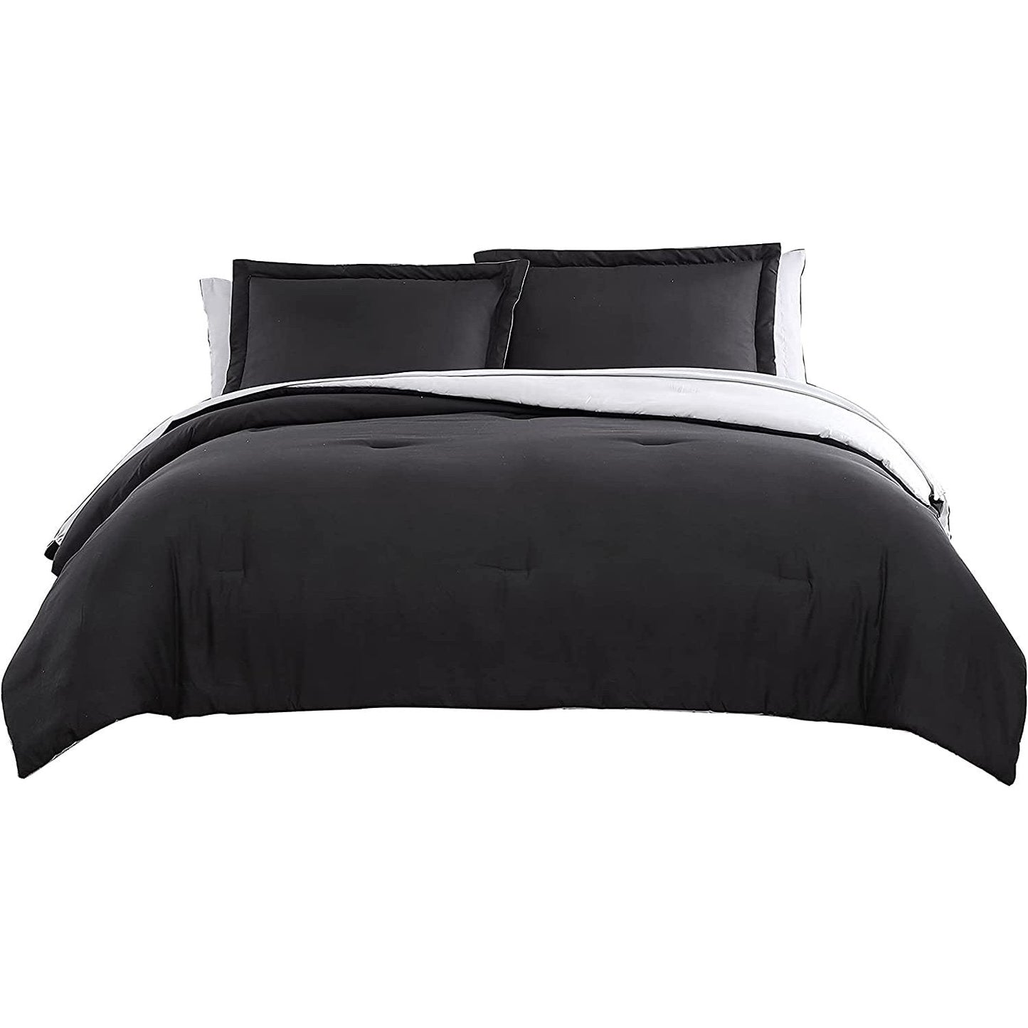 Skorter | 7-piece set: Chestnut colored reversible bedding collection